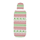 2 Pcs Set Infant Heart Printed Muslin Swaddle Wrap And Hat