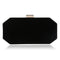 Women Unique Geometric Shape Solid Color Velvet Fabric Evening Bag