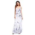 Fashion Women Unique Painting Design Casual Style Maxi Dress