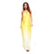 Creative Gradient Color Design Sexy Women Sleeveless Maxi Slip Dress