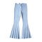 Elegant Women Casual Style Good Stretch Flare Jeans