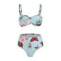 Funny Insect Print Women New Arrival 2-pieces High-waisted Swimsuit