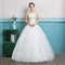 New Arrival Elegant Women Strapless Pattern Simple Design Floor Length Wedding Gown