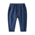 Casual Boys Cotton Solid Color Jeans