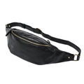 Good Quality PU Leather Men Solid Color Leisure Waistpack