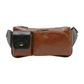 Men Vintage Style Good Quality PU Leather Mini Size Waistpack