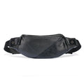 Men Casual Style Fashion Geometric Pattern PU Waistpack