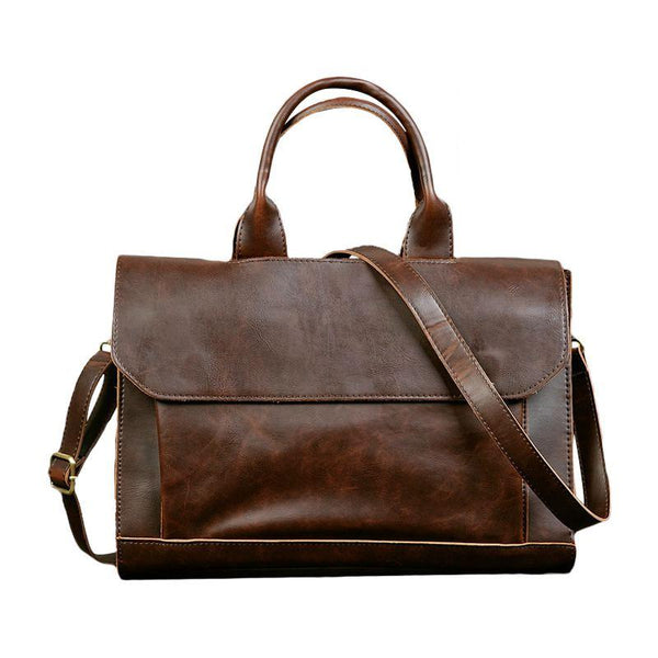 Businessmen Fashion Large Capacity Office Use PU Briefcase
