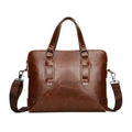 Businessmen Fashion Good Quality PU Leather Single Strap Briefcase