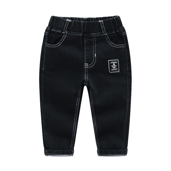 High Quality Boys Cotton Black Color Denim Jeans