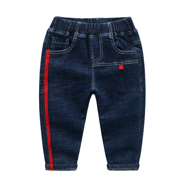 Boys Cotton Patchwork Special Design Denim Jeans