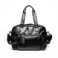 Men Fashion Vintage Style Noble Quality PU Large Capacity Briefcase