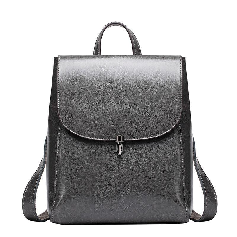 Women Fashion Good Quality Simple Solid Color Design Outdoor Backpack