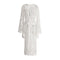 Bohemian Style Women Embroidered Long Length Lace Outerwear