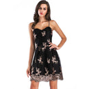 Women Party Wear Unique Sequin Decoration Nightclub Slip Dress