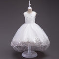 Wedding Party Flower Girls Sequins Flower Printed Tutu Dress