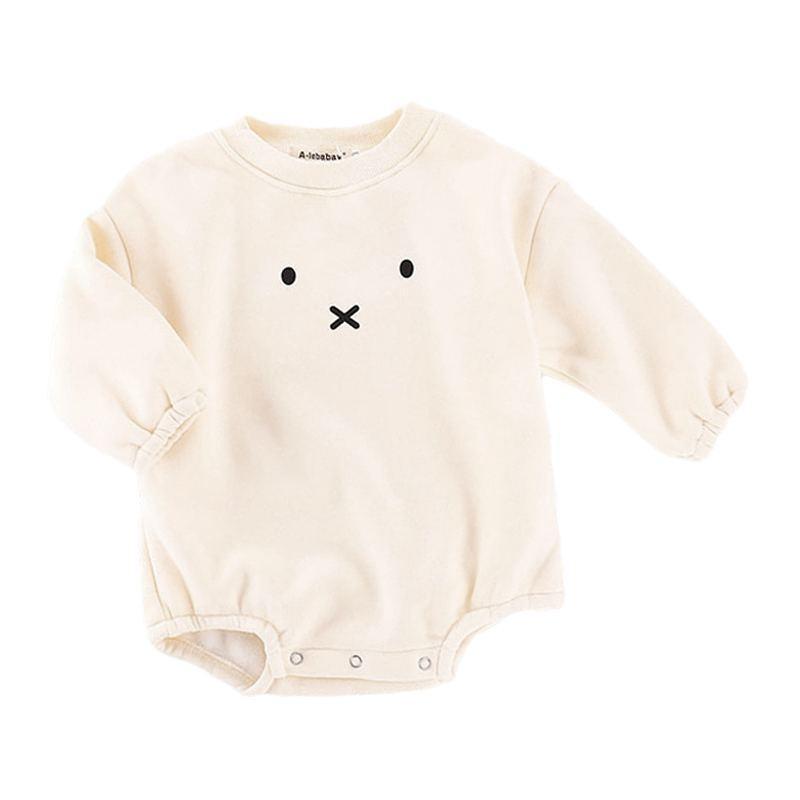 Winter Infants Thickened Cotton Cute Bunny Pattern Bodysuit