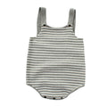 Casual Infant Baby Cotton Stripes Printed Knitted Jumpsuit