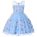 Pretty Girls Fresh Flower Pattern Party Tutu Dress