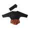 2Pcs Baby Girls Cotton Plaid Printed Long Sleeves Bodysuit And Headband