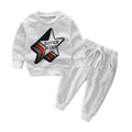 Casual Baby 2 Pcs Star Printed Long Sleeves Tops And Pants