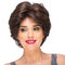 Women Fashion Vintage Style Center Parting Curly Short Hair Wig