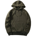 Classic Style Men Solid Color Long Sleeves Hoodies