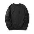 Simple Style Men Solid Color Round Neck Sweatshirts