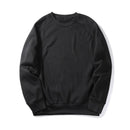 Simple Style Men Solid Color Round Neck Sweatshirts