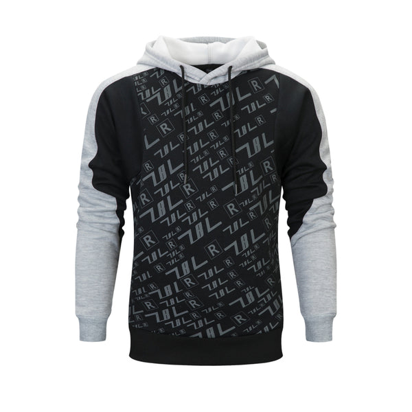Casual Men Long Sleeves Letter Printed Color Blocking Hoodies