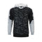 Casual Men Long Sleeves Letter Printed Color Blocking Hoodies