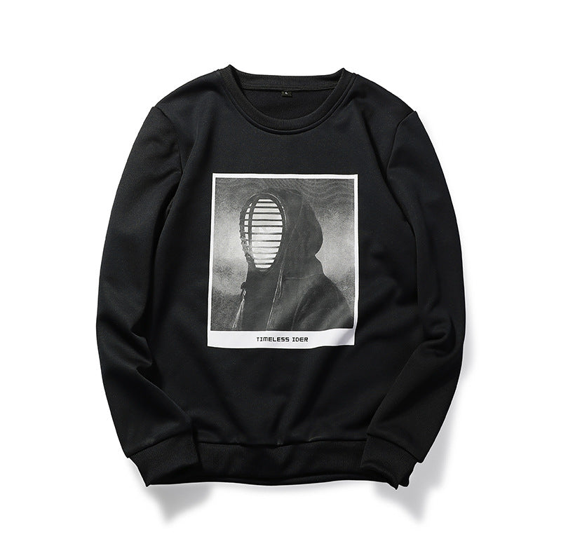 Men Fencing Printed Round Neck Sweatshirts