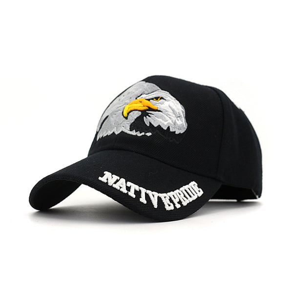 Casual Style Unisex Fashion Letters Eagle Pattern Baseball Cap