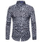 Men Leopard Printed Buttons Shirts