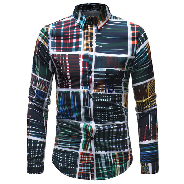 Men Cotton Fancy Colorful Printed Shirts