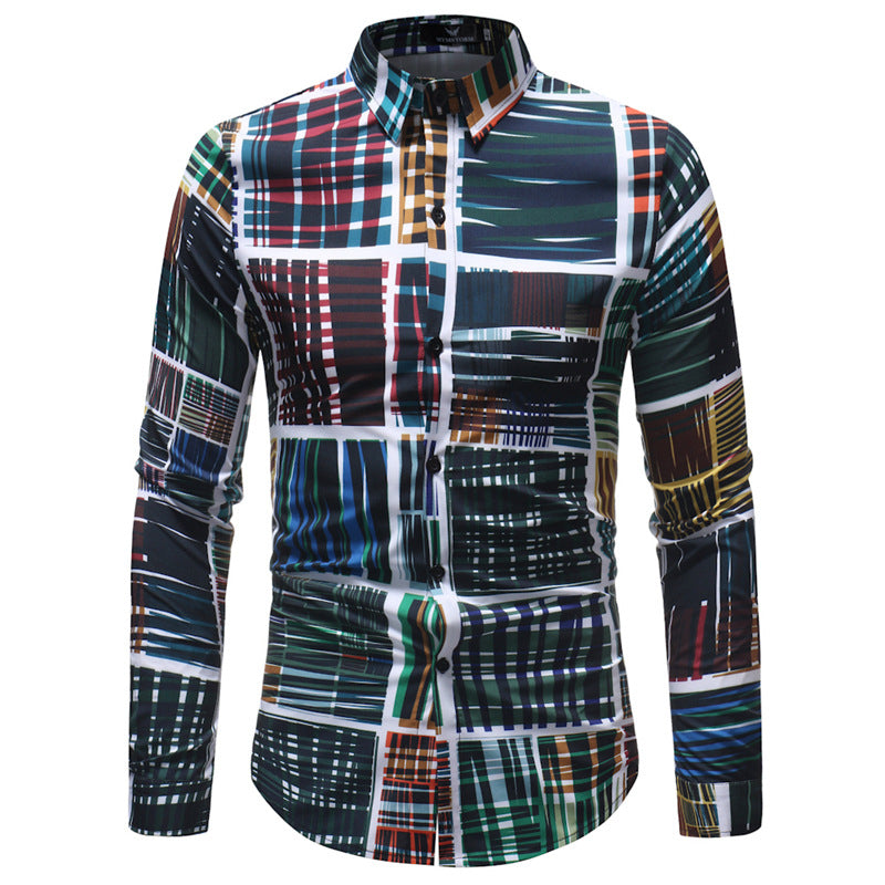 Men Cotton Fancy Colorful Printed Shirts