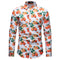 Men Cotton Fresh Fruits Printed Shirts