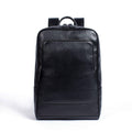 Men High Quality Solid Color Unisex Genuine Leather Backpack