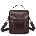 Men Hot Sale Fashion Solid Color Genuine Leather Crossbody Bag