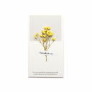 10 Pcs Dry Flower Design Birthday Festival Greeting Cards