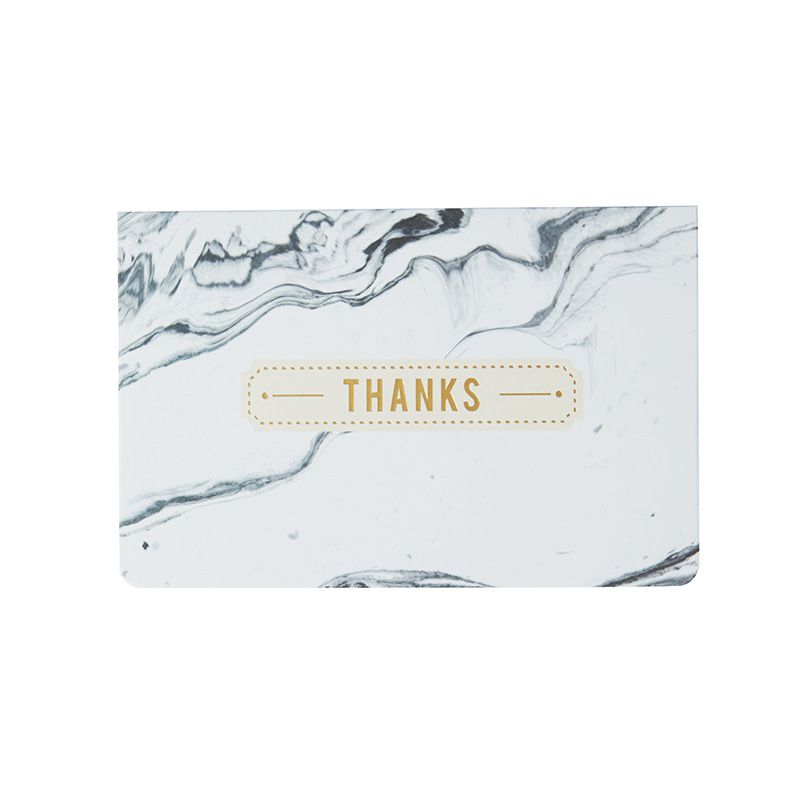 10 Pcs Marbled Printed Birthday Festival Greeting Cards