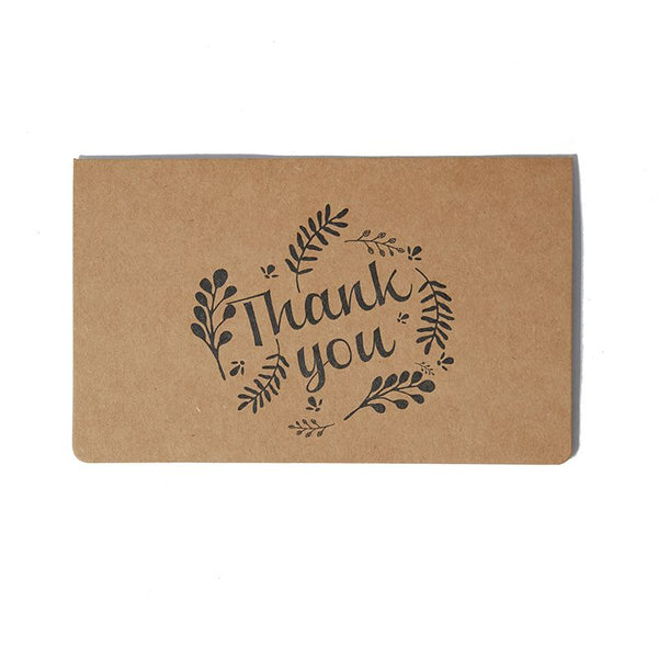 10 Pcs Letter Printed Birthday Festival Greeting Kraft Cards