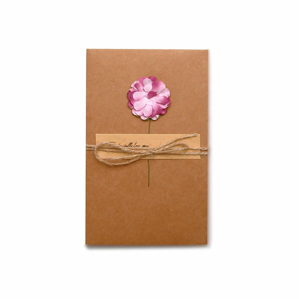 10 Pcs Bright Flower Design Festival Party Greeting Cards