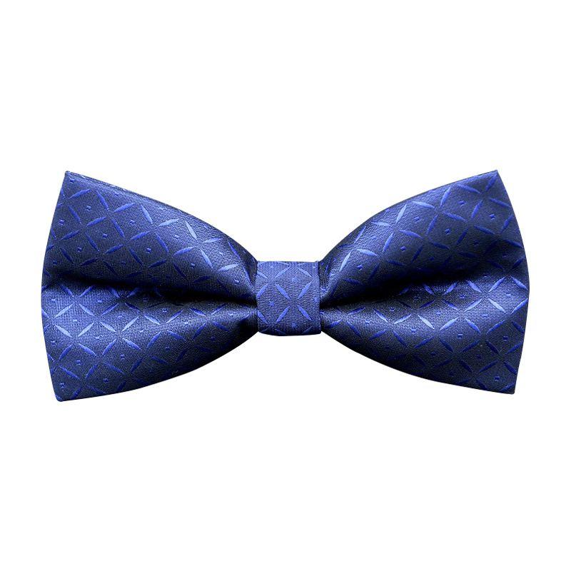Fashion Men Classic Stripes Pattern Polyester Bow Tie