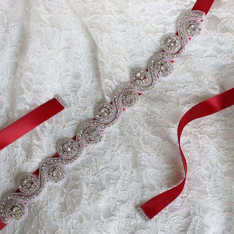 Creative Good Quality Rhinestone Design Women Romantic Wedding Belt