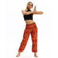 Hot Sale Casual Lady Bright Color Elephant Printed Yoga Pants