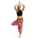 Hot Sale Bohemian Style Bright Color Women High-waisted Yoga Pants