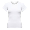 Fashion Simple Round Neck Solid Color Short-sleeve Pattern Sports T-shirt