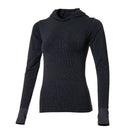 Fashion Long-sleeve Solid Color Rib-knit Pattern Sports Hoodies