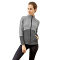 Good Quality Women Patchwork Design Sports Zipper Jacket